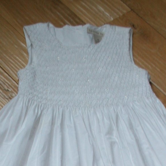 White Cotton Dress Size 10 - Picture 7 of 7